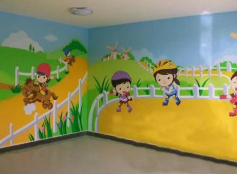 晴隆幼儿园墙体彩绘制作流程及注意事项