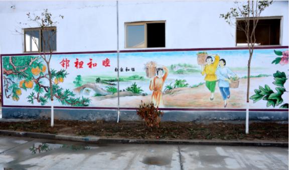 晴隆乡镇文化墙 乡风文明焕发新活力